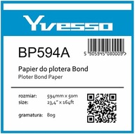 Papier kotúčový Yvesso Bond 594x50m 80g BP594A