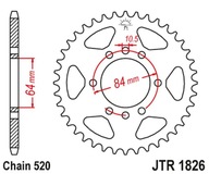 JT ZADNÉ KOLO 4302 37 SUZUKI LTZ 400 QUADSPORT '03-'08 (430237JT)