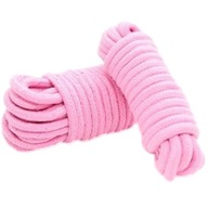 Toyz4Lovers COTTON ROPE 10MPINK Bondážne lano