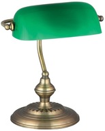 STOLNÁ LAMPA 1X60W ZELENÁ HNEDÁ RABALUX BANKA