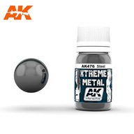 AK INTERACTIVE 476 XTREME METAL - STEEL (oceľ) 30ml