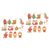 Christmas Ornaments Christmas Ornaments Charms 24 ks