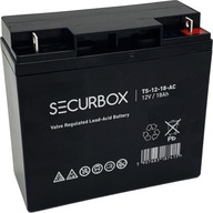 Bezúdržbová batéria VRLA AGM SECURBOX 12V 18Ah 270A bezpečnostný alarm UPS