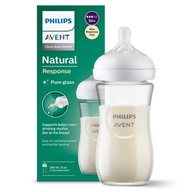 Responzívna sklenená dojčenská fľaša 240 ml / Philips Avent