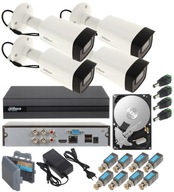 Systém Dahua Surveillance Kit 4 vonkajšie kamery. / Interné 2MP HD-CVI 1TB disk