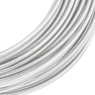 Oceľové PVC lano 1,6/3mm 1x7 CLEAR 10mb