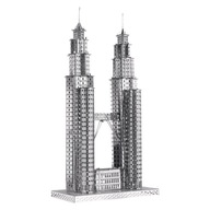 Piececool kovové puzzle 3D model - Petronas Towers