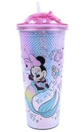 Holografický hrnček so slamkou 650 ml Minnie Mouse