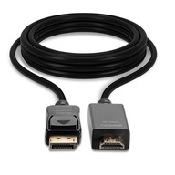 DisplayPort 1.2 - HDMI 4K UHD kábel Lindy 36921 1m