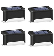 4x LED SOLAR Záhradné svietidlo na schody, terasu