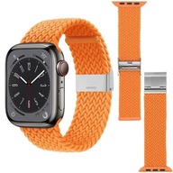 Elastický remienok pre Apple Watch 8 45 mm, oranžový