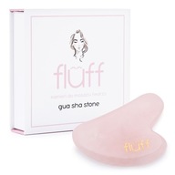 Gua Sha masáž tváre Stone Rose Quartz Fluff