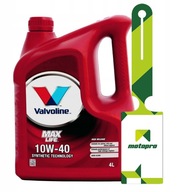 VALVOLINE MAXLIFE OIL 10W40 4L 10W-40 4L