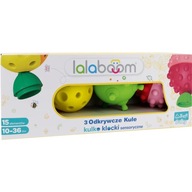 Guľôčkové bloky Trefl Lalaboom 3 Discovery Balls 61360