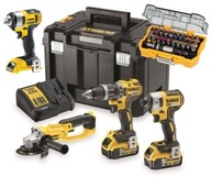 SADA NÁRADIA DEWALT COMBO 4 ks 18V 2x5,0Ah