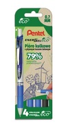 Sada ECO rollerov PENTEL BL77 modrá + čierna