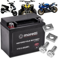 MORETTI MTX12-BS 12 Ah YTX12-BS motocyklová gélová batéria