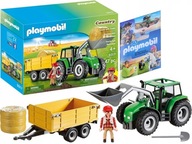 PLAYMOBIL - VEĽKÝ TRAKTOR S NAKLADAČOM A PRÍVESOM - COUNTRY 9317