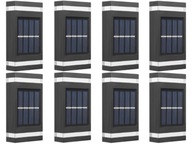 8x Lampa Solarna Tarasowa LED Czujnik Dzień/Noc