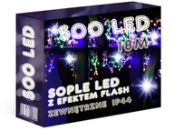 PROFESSIONAL ICILS 500 LED OUTDOOR + FLASH girlanda na vianočný stromček