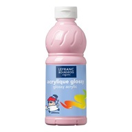 Lesklá akrylová farba - L&B - ružová, 500 ml