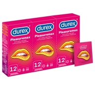 SADA kondómov DUREX Pleasuremax 36 cvokov