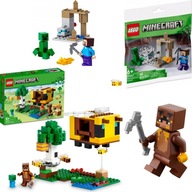 SADA LEGO MINECRAFT 21241 VČELÍ ÚĽ + JASKYŇA LEGO 30647 ZDARMA