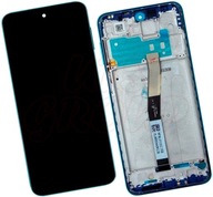 Modrý rám LCD displeja Xiaomi Redmi Note 9 Pro