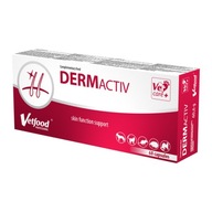 DermActiv vitamíny pre mačky a psy Vetfood 60 kapsúl.