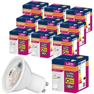 10x GU10 LED žiarovka 6,9W = 50W 575lm 2700K OSRAM