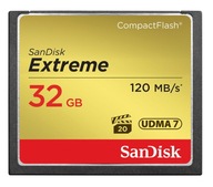 Karta SANDISK Compact Flash Extreme 120 UDMA7 32GB