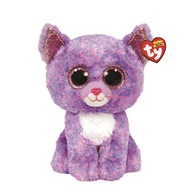 TY BEANIE BOOS CASSIDY - levanduľová mačka 24cm 36486