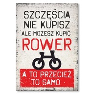 Darček pre cyklistu, plagát, plech s nápisom "bicykel".