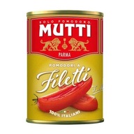 Mutti Pomodori Filetti - podlhovasté paradajky 400g