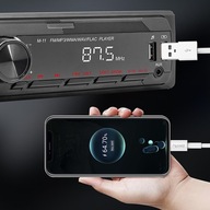 Autorádio s FM a Bluetooth prijímačom, 12V