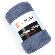 Šnúra YarnArt MACRAME COTTON blue JEANS 761