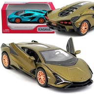 KOVOVÉ AUTO LAMBORGHINI SIAN FKP 37 KOVOVÝ MODEL AUTA 1:40 KINSMART