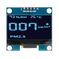 OLED displej 1.3 128x64 I2C SH1106 Modrý