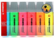 Zvýrazňovač Stabilo Boss Original 6 COLORS SET.