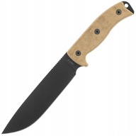 Nôž Ontario Rat 7 Nylon Sheath Black Edge s puzdrom