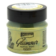 Glamour Metallic Paint Green Gold 50 ml