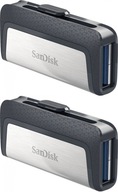 Pamäť SanDisk 256GB Ultra Dual USB Type-C x 2