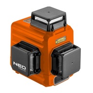 3D laser, červený, magnetický držiak, NEO 75-104