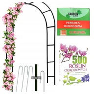 KOVOVÁ ZÁHRADNÁ PERGOLA + Kniha 500 rastlín Ogr