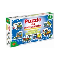 Puzzle pre 2-ročného chlapca 2 + STAVEBNÉ STROJE