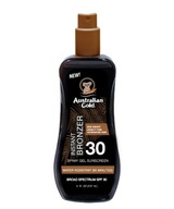 AUSTRALIAN GOLD SPF 30 BRONZER SPREJ GÉL NA SLNKO PEKNÉ OPAĽOVANIE