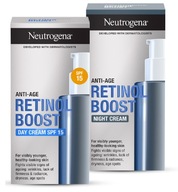 NEUTROGENA Retinol Boost denný krém SPF15 50ml + nočný krém 50ml