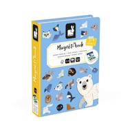 Magnetibook magnetické puzzle Polárne zvieratká pre deti 3+, Janod