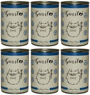 Gussto Cat Fresh Turkey & Tuna 6 x 400 g