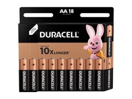 Batérie AA LR6 DURACELL (18 ks)